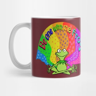 Be one with the frog! Kermit has found his center!!! Mug